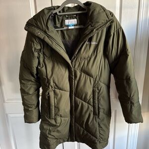 Columbia Forest Green Quilted Jacket